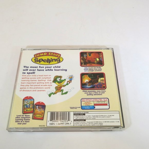 Jump Start Spelling Learning Letter Skills Ages 5-8 CD ROM 1998 - Picture 2 of 5